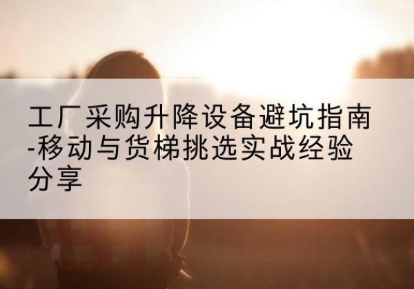 龙城移动式升降机怎么选-工厂采购升降设备避坑指南-移动与货梯挑选实战经验分享